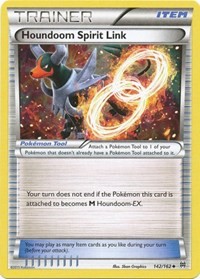 Houndoom Spirit Link 142/162 BREAKthrough Reverse Holo Pokémon card