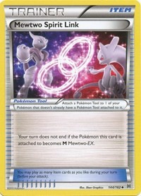Mewtwo Spirit Link 144/162 BREAKthrough Reverse Holo Pokémon card