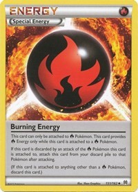 Burning Energy 151/162 BREAKthrough Reverse Holo Pokémon card