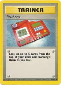 Pokedex 087/102 Base Set Pokémon card