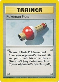 Pokemon Flute 086/102 Base Set Pokémon card