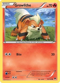 Growlithe 10/122 · Reverse Holo