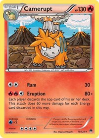Camerupt 13/122 · Reverse Holo