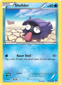 Shellder 22/122 · Reverse Holo
