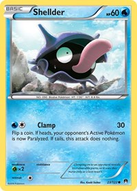 Shellder 23/122 · Reverse Holo