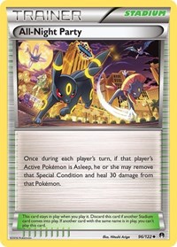 All-Night Party 96/122 BREAKpoint Reverse Holo Pokémon card