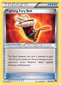 Fighting Fury Belt 99/122 BREAKpoint Reverse Holo Pokémon card