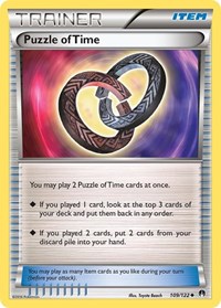 Puzzle of Time 109/122 BREAKpoint Reverse Holo Pokémon card