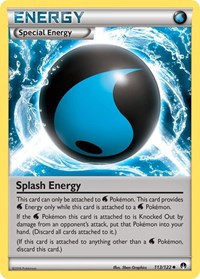 Splash Energy 113/122 BREAKpoint Reverse Holo Pokémon card