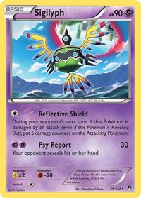 Sigilyph 55/122 · Reverse Holo