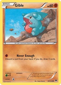 Gible 68/122 · Reverse Holo