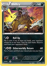 Shiftry 73/122 · Reverse Holo