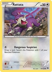 Rattata 87/122 · Reverse Holo