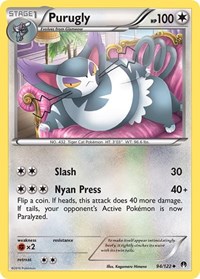 Purugly 94/122 · Reverse Holo