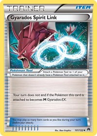 Gyarados Spirit Link 101/122 BREAKpoint Reverse Holo Pokémon card