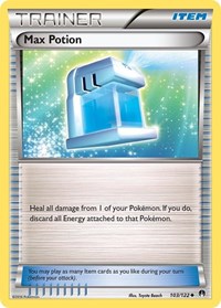 Max Potion 103/122 BREAKpoint Reverse Holo Pokémon card