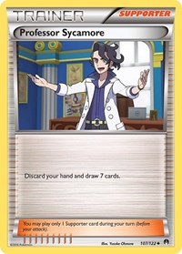 Professor Sycamore 107/122 BREAKpoint Reverse Holo Pokémon card