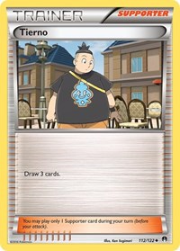 Tierno 112/122 BREAKpoint Reverse Holo Pokémon card