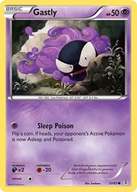Gastly 33/83 · Reverse Holo