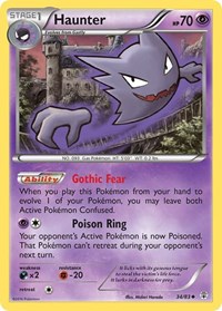 Haunter 34/83 · Reverse Holo