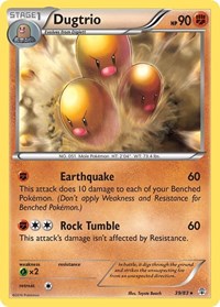 Dugtrio 39/83 · Reverse Holo