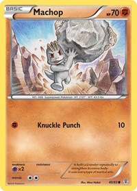 Machop 40/83 · Reverse Holo