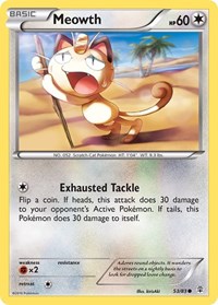 Meowth 53/83 · Reverse Holo