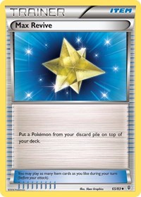Max Revive 65/83 Generations Reverse Holo Pokémon card