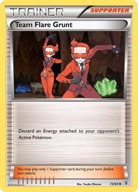 Team Flare Grunt 73/83 Generations Reverse Holo Pokémon card