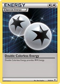 Double Colorless Energy 74/83 Generations Reverse Holo Pokémon card