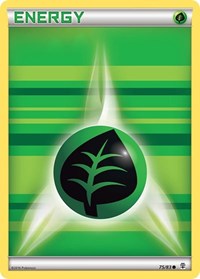 Grass Energy 75/83 Generations Reverse Holo Pokémon card