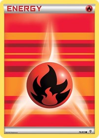 Fire Energy 76/83 Generations Reverse Holo Pokémon card