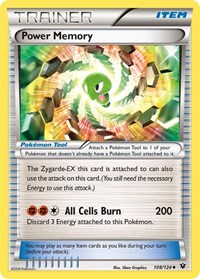 Power Memory 108/124 Fates Collide Reverse Holo Pokémon card