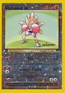 Hitmonchan - 2 [Winner] 002/009 · Reverse Holo