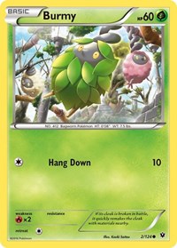 Burmy 2/124 · Reverse Holo
