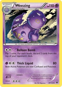 Weezing 28/124 · Reverse Holo