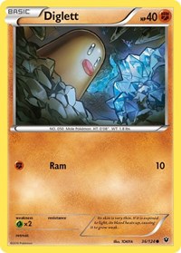 Diglett 36/124 · Reverse Holo
