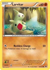 Larvitar 40/124 · Reverse Holo