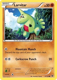 Larvitar 41/124 · Reverse Holo