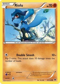 Riolu 45/124 · Reverse Holo
