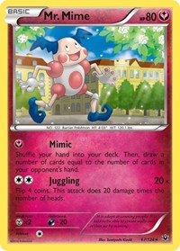 Mr. Mime 67/124 · Reverse Holo