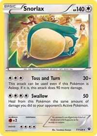 Snorlax 77/124 · Reverse Holo