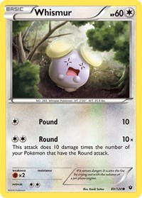 Whismur 80/124 · Reverse Holo