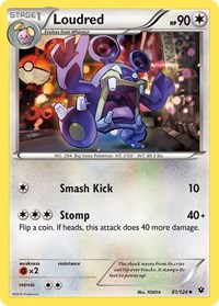 Loudred 81/124 · Reverse Holo