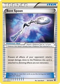 Bent Spoon 93/124 Fates Collide Reverse Holo Pokémon card