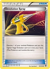Devolution Spray 95/124 Fates Collide Reverse Holo Pokémon card