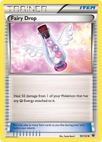 Fairy Drop 99/124 Fates Collide Reverse Holo Pokémon card