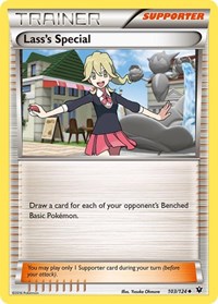 Lass's Special 103/124 Fates Collide Reverse Holo Pokémon card