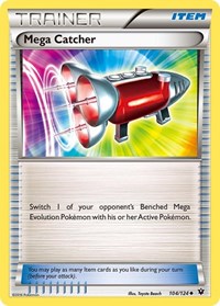 Mega Catcher 104/124 Fates Collide Reverse Holo Pokémon card