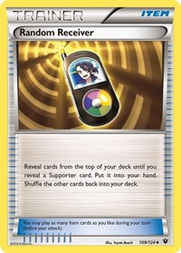 Random Receiver 109/124 Fates Collide Reverse Holo Pokémon card